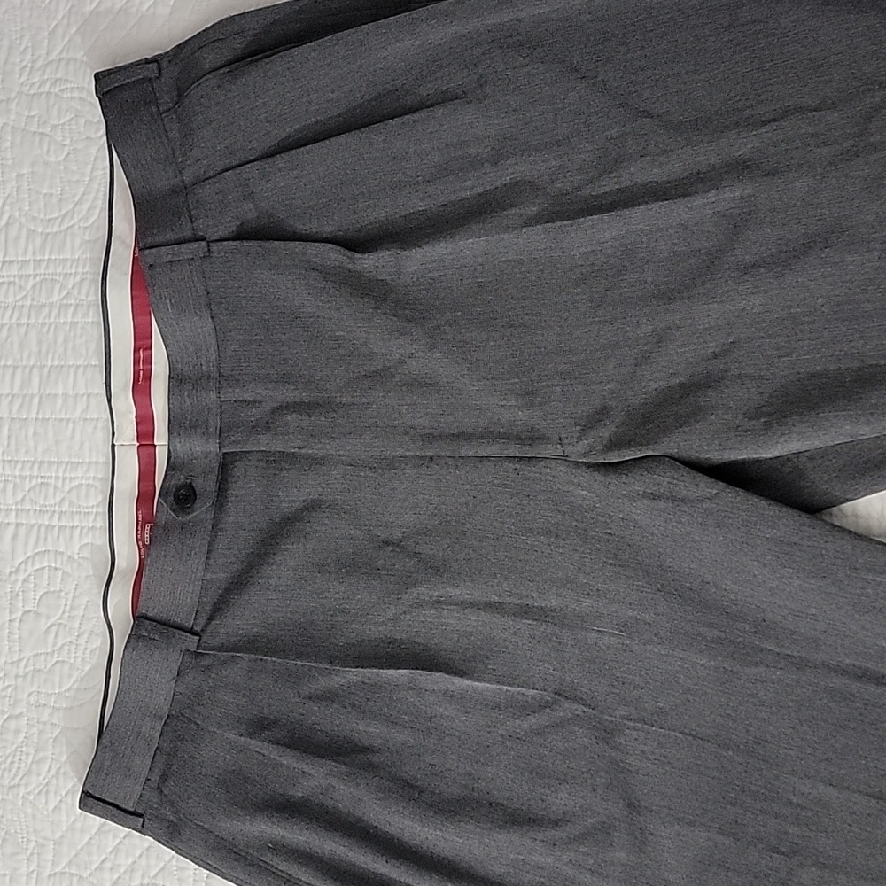Vintage Louis Raphael Men's Gray Dress Pants